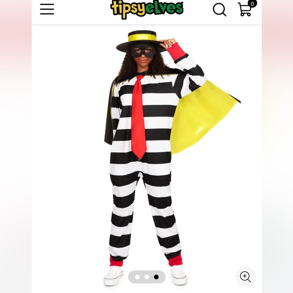 WOMEN'S HAMBURGER THIEF COSTUME